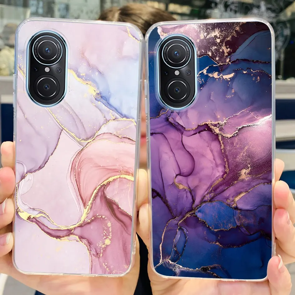 Per Huawei Nova 9 SE custodia New Fashion Flower Butterfly Cover posteriore morbida in Silicone trasparente per Huawei Nova9 SE JLN-LX1 JLN-LX3 paraurti