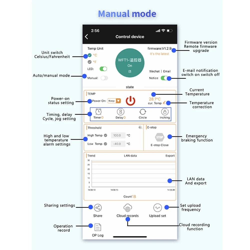 XY-WT04 High Temperature Digital Thermostat K-Type Thermocouple High Temperature Controller -99-999 Degrees-N34R