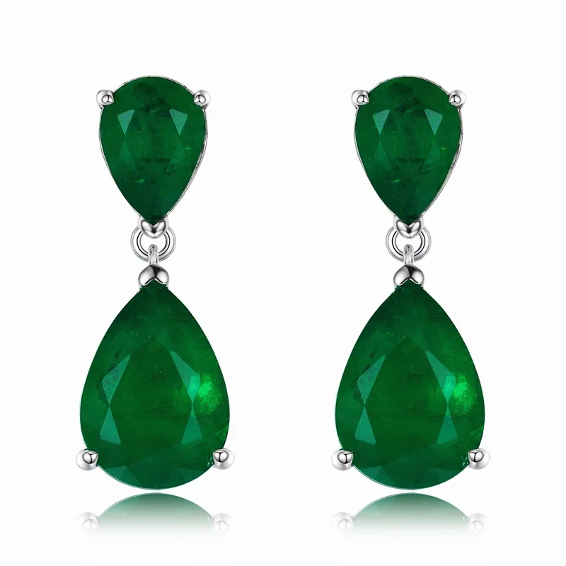 

Новые европейские и американские серьги в форме капли воды 7*10, серьги из высокоуглеродистого бриллианта, повседневные Модные универсальные серьги