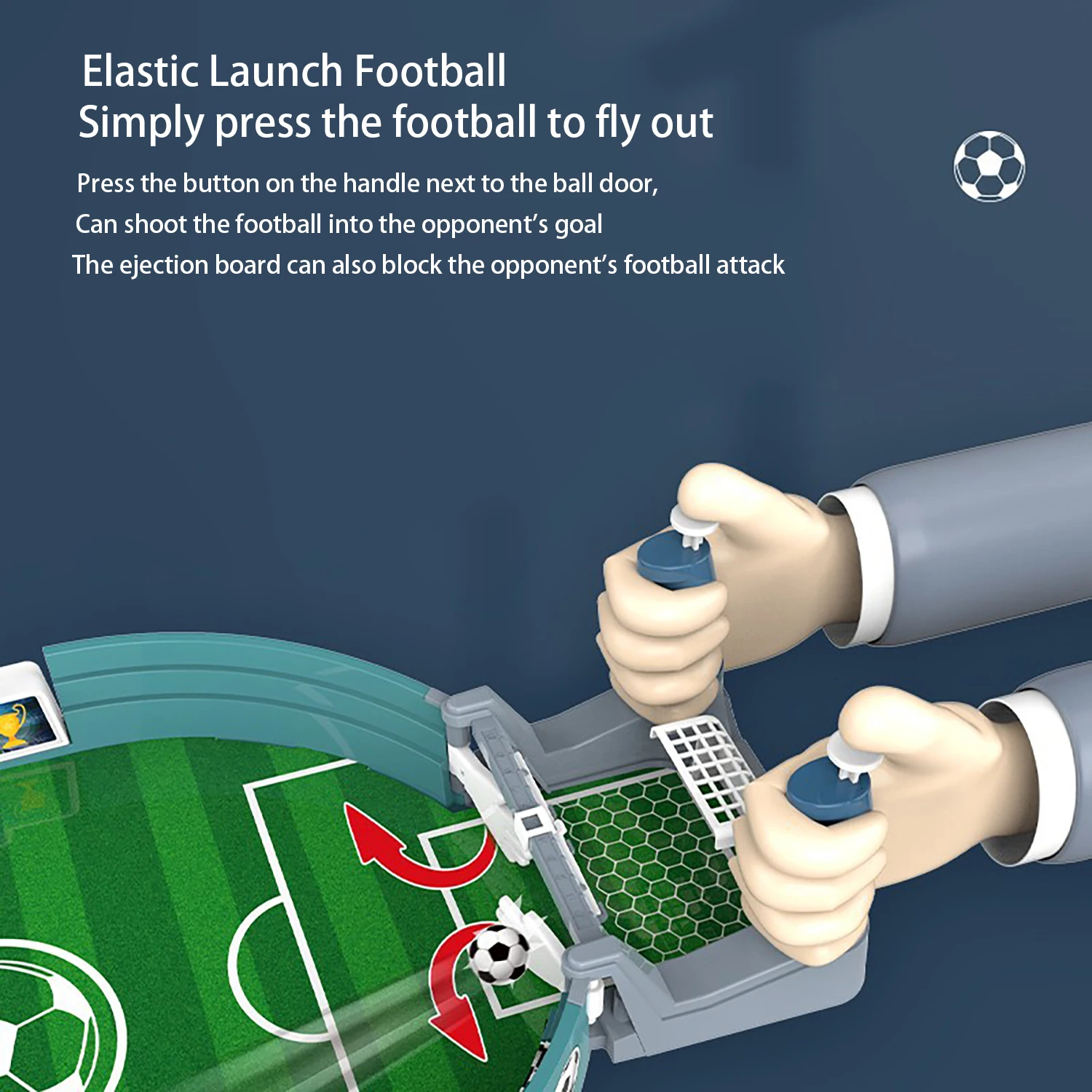 Mesa de futebol de tamanho grande, quebra-cabeça infantil, jogo competitivo para duas pessoas, jogo de mesa interativo pai-filho