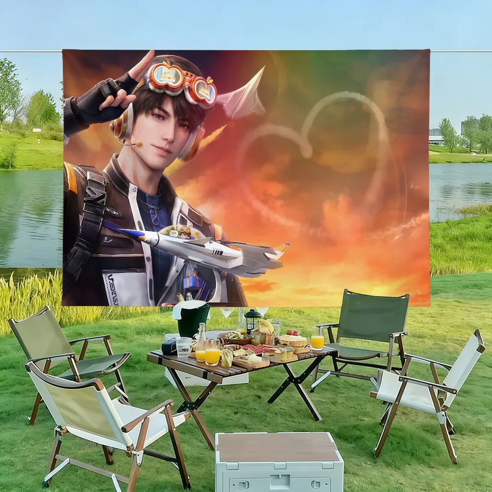 Game Love And Deepspace Caleb Flag Wall Decorations Home Decor Suitable For Living Rooms Bedrooms Dormitories Parties Holidays