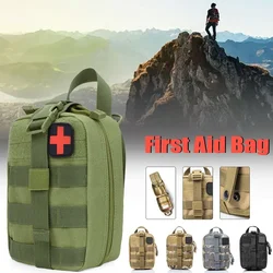 Sac médical tactique en Nylon 600D, Kit de premiers soins de voyage multifonctionnel, sac d'escalade de Camping, cas d'urgence de survie