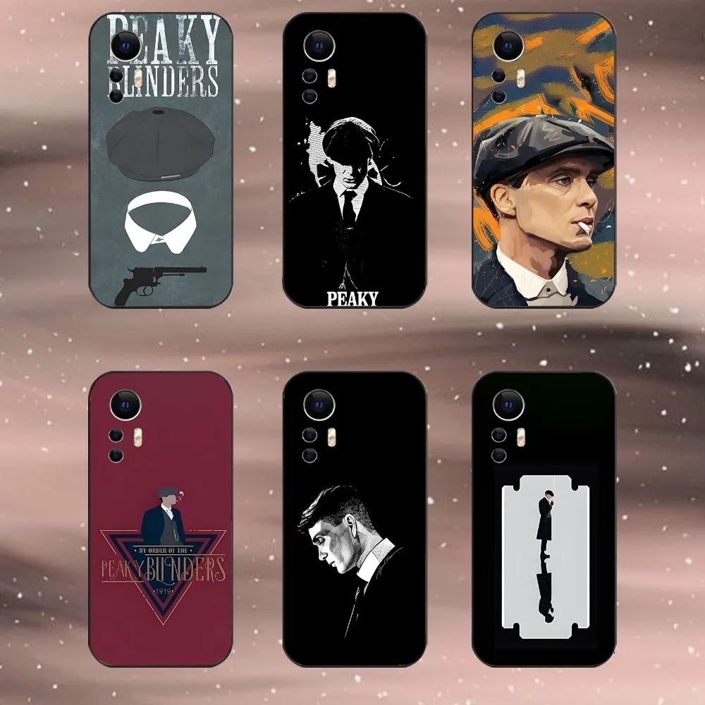 P-Peaky-y B-Blinders Phone Case For Xiaomi 11 Redmi Note 11 5G 8T 9A 9 10T Note8Pro Note9 12SUltra Black Case