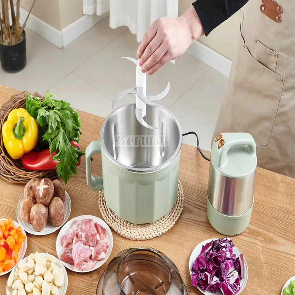 6L Household Portable Meat Grinder  Automatic Multi-function Kneading Machine Kitchen Blender