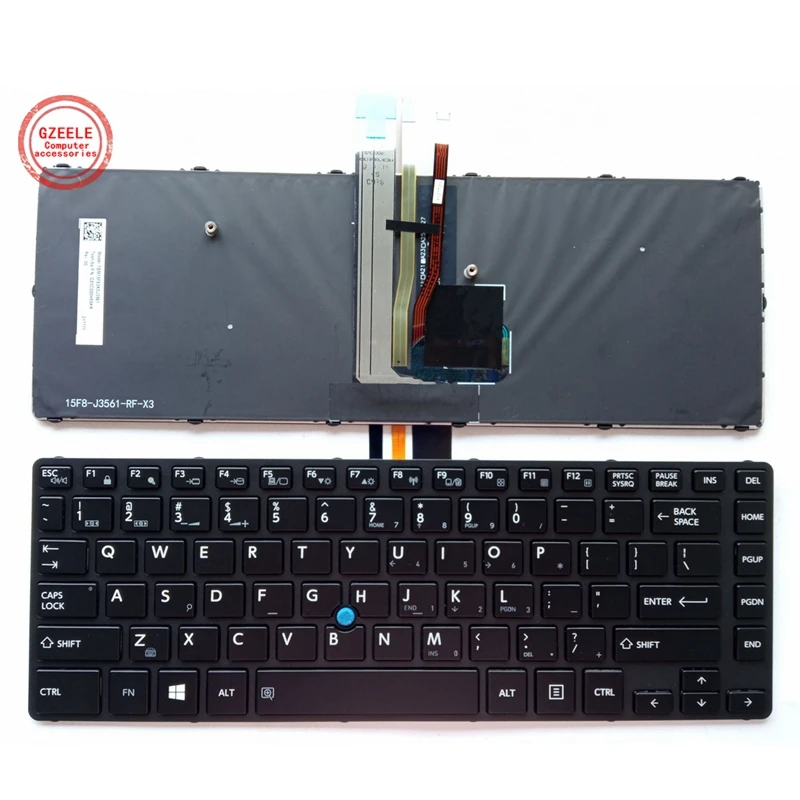 

US Keyboard For Toshiba Satellite Pro A40-C A40-C1443 A40-D-BTO English Backlit