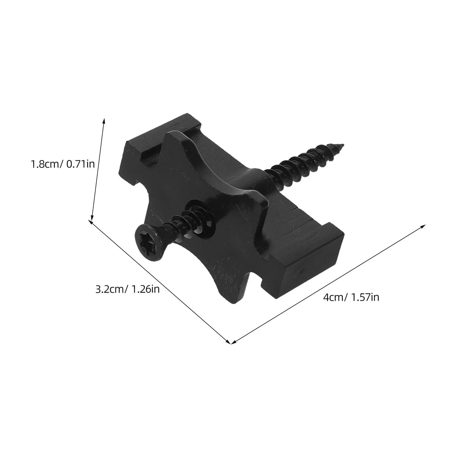 1 Conjunto de Fixadores Ocultos para Decks Compostos, Clipes Plásticos para Decks, Sistema de Clipes Iniciais para Instalação de Decks em Varandas e Jardins