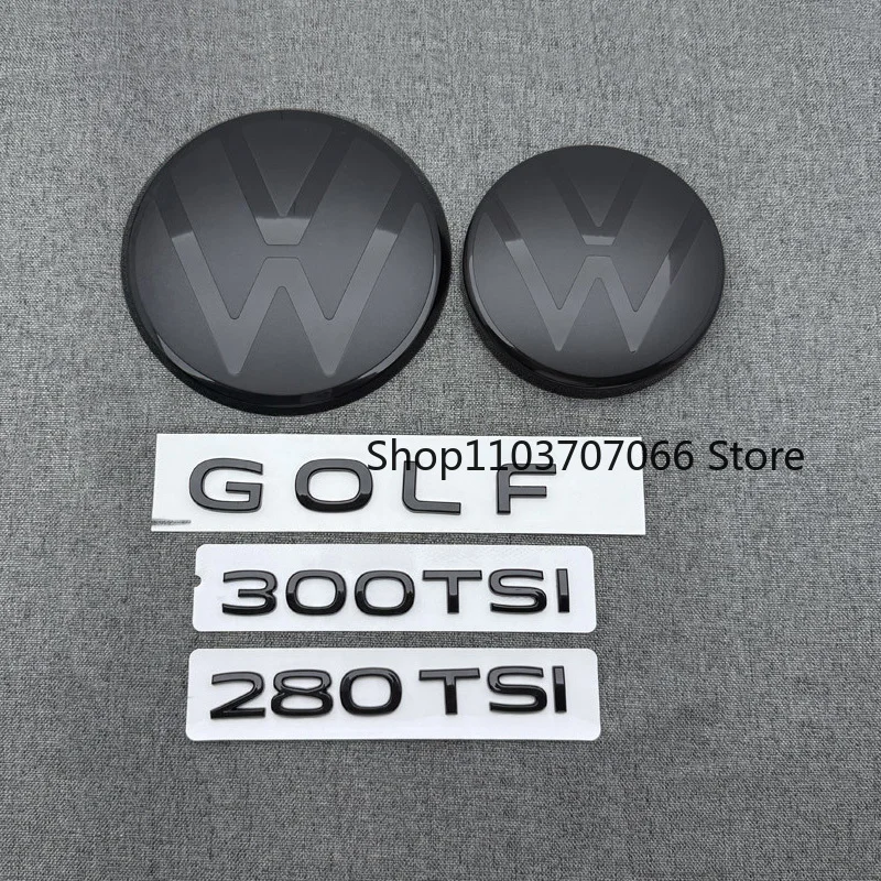 

Car Sticker Cup Holders Car MK8 Logo Car Series For Volkswagen Golf8 VIII MK8 2020-2023 Front Head Grill Hood Bonnet Emblem Rear