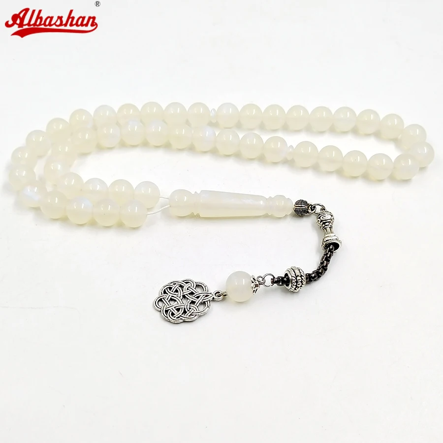 Tasbih 45beads Bakelait Adha Eid Gift Misbaha Arabic Jewelry fashion White prayer beads accessories on hand