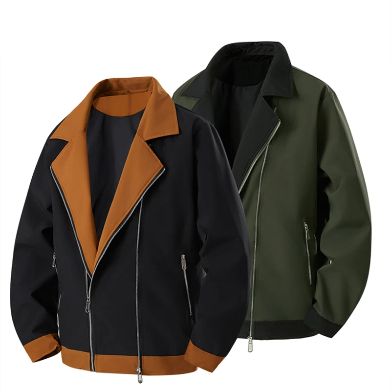 

Куртка-бомбер, мужская модная повседневная ветровка, куртка, пальто, мужская осень 2023, новая горячая верхняя одежда, тонкая мужская куртка в стиле милитари