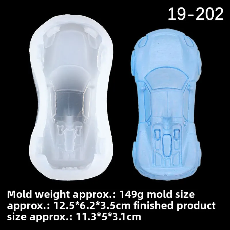 3D car model silicone mold made of epoxy resin can be used for DIY decoration cake flipping sugar