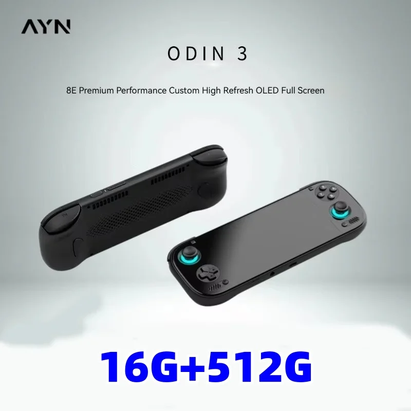 AYN Odin 3 Game Console 6'' 1080P 120Hz AMOLED Screen Handheld