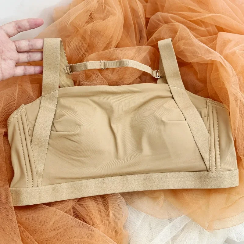 حمالة صدر رياضية صغيرة الحجم للصدر الكبير، حمالة صدر لاسلكية بتغطية كاملة، كوب رفيع مضاد للترهل وجيد التهوية، حمالة صدر تي شيرت للنساء M-4XL BCD