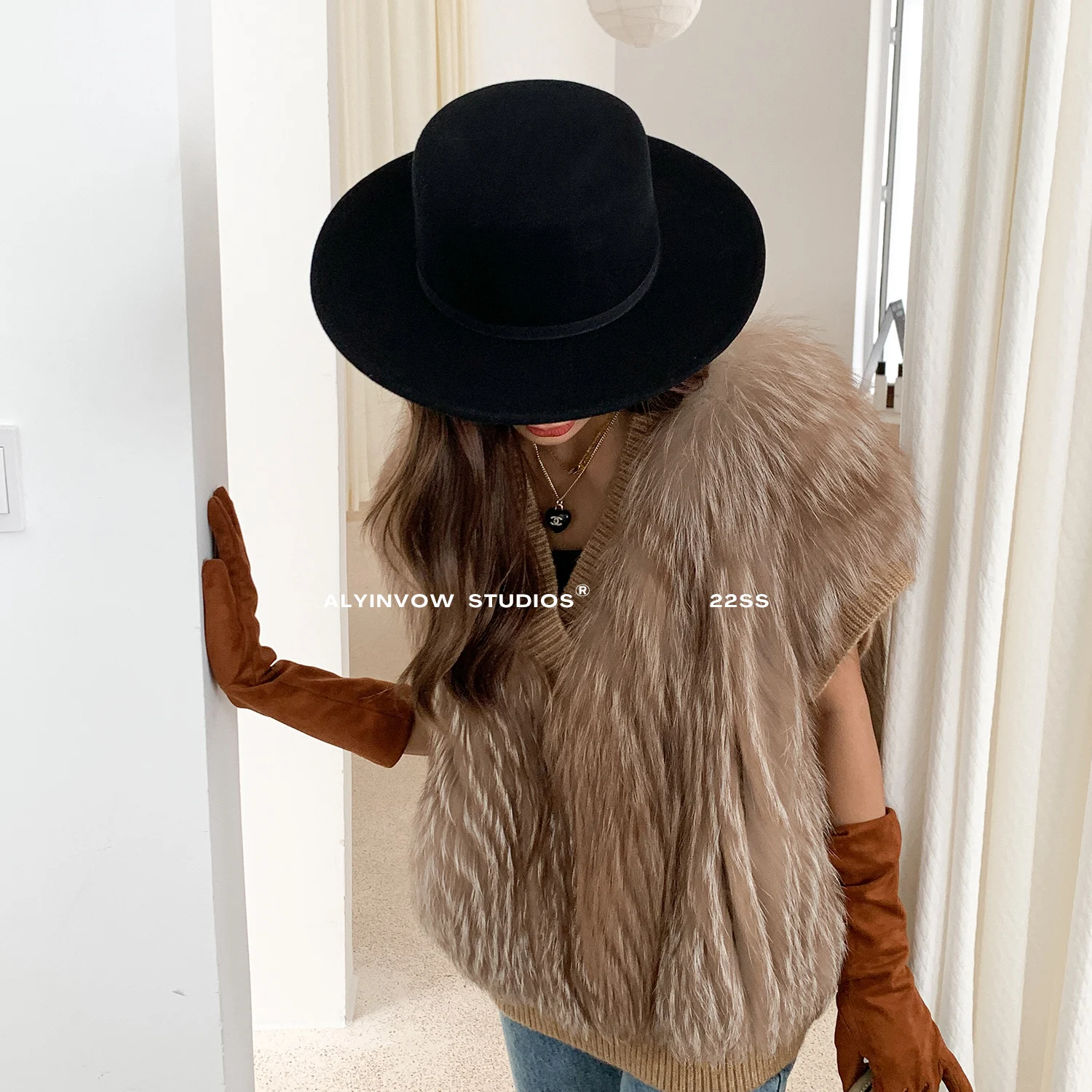 Fox Fur Vest Coat 2022 New Fur Vest Women's Fur Coat