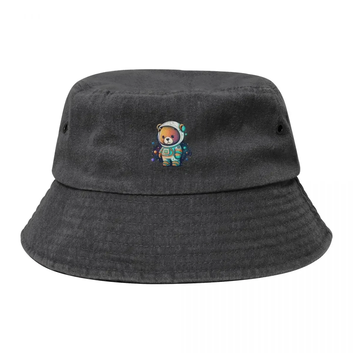 Cute Astronaut Bear Bucket Hat Hat Baseball Cap Hat Man For The Sun custom Woman Hats Men's