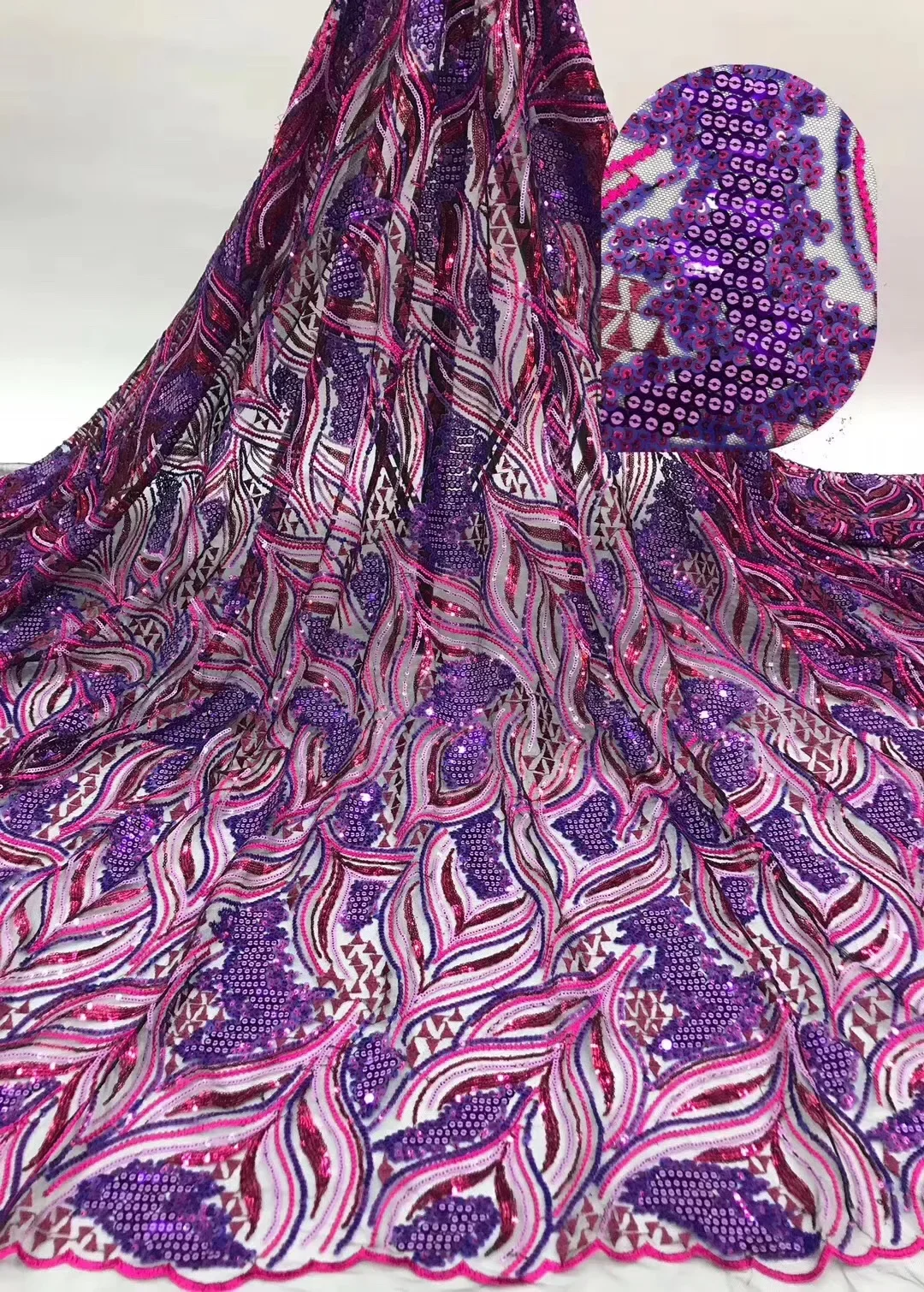 

Nieuwste Hoge Kwaliteit Afrikaanse Tule Kant Stof Franse Kant Stoffen 2018 Afrikaanse Tule Kant Veters Materialen Voor Jurken