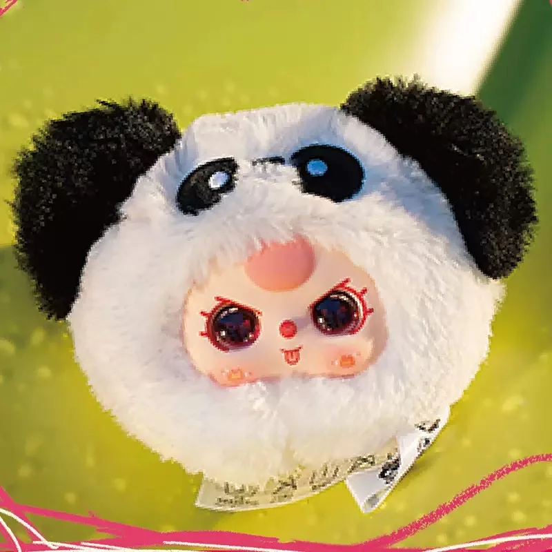 ตุ๊กตาไวนิล Baby Three ของแท้ กล่องสุ่ม ซีรีส์ Tiny Tot หัวสัตว์น่ารัก ของตกแต่งตุ๊กตา จี้กระเป๋า ของขวัญ ตุ๊กตาผู้หญิง