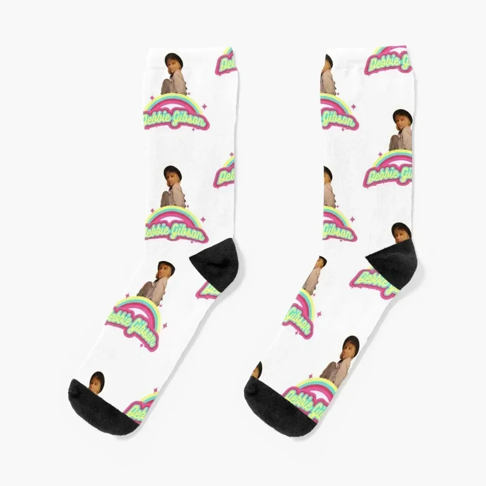 

Debbie Gibson Socks custom men cotton high quality new year anime Socks Women's Men's