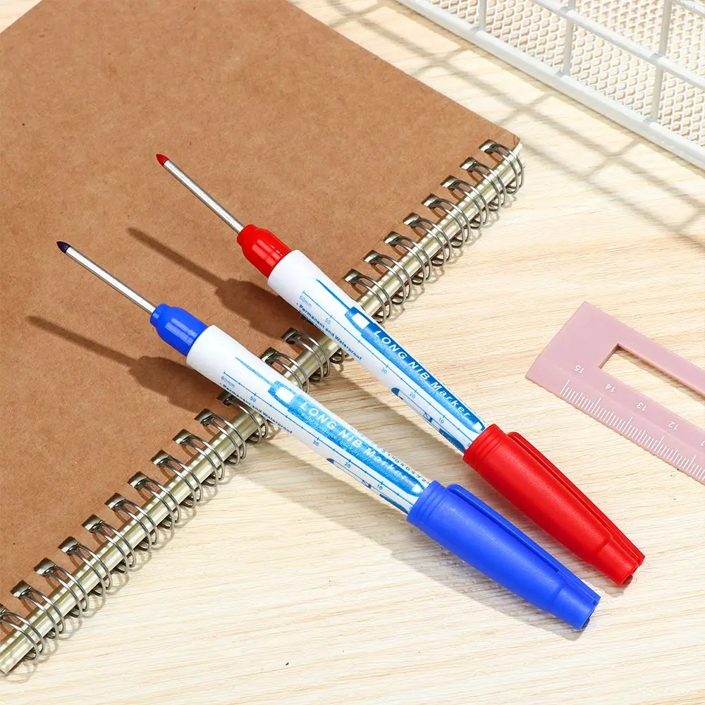 30mm Useful Craftwork Woodworking Decor Long Head Markers Mark Tool Carpenter Pen Deep Hole Marker Pens