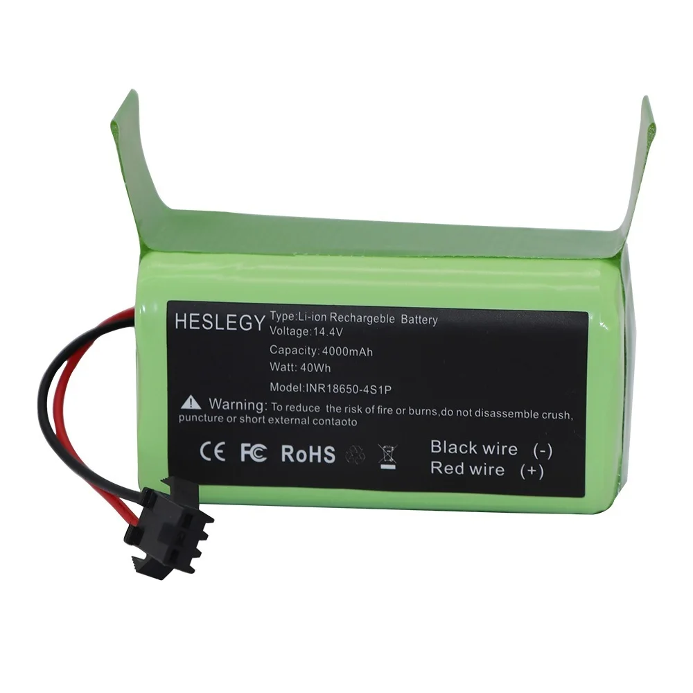 14.4V 2600mAh 4000mAh 4S Battery for Conga Excellence 990 950 1090 1092 1190 1790 1990,for IKOHS NETBOT S14 S15 Vacuum Cleaner