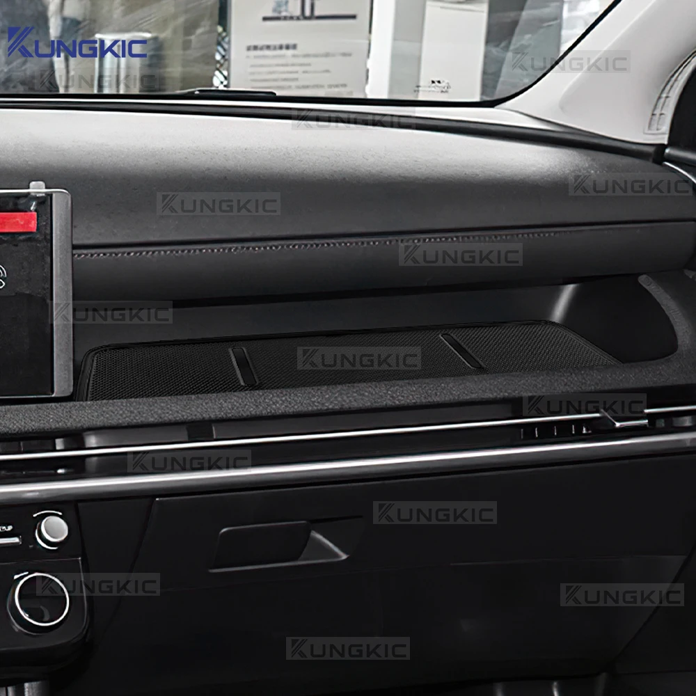 For HYUNDAI Tucson 2025 2026 LHD Glove Box Storage Organizer Tray Door Slot Pad Passenger Storage Organizer Mat Trim - AliExpress