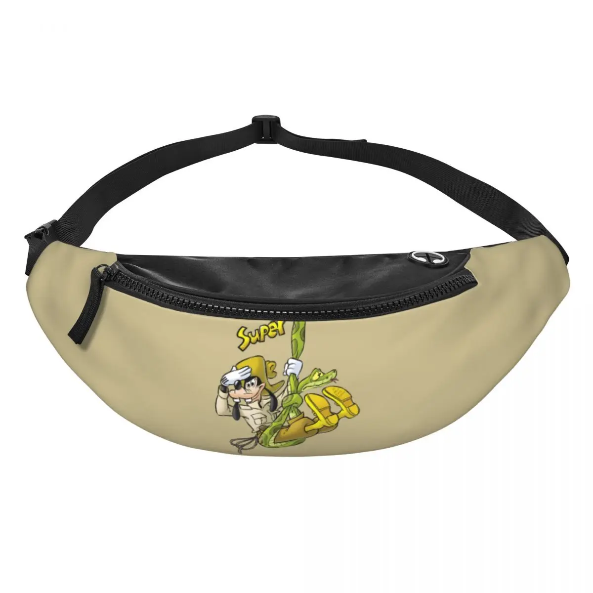 

Поясная сумка Custom G-Goofy Cartoon Goof для мужчин и женщин в стиле аниме Поясная сумка-кроссбоди для походов, для телефона и денег