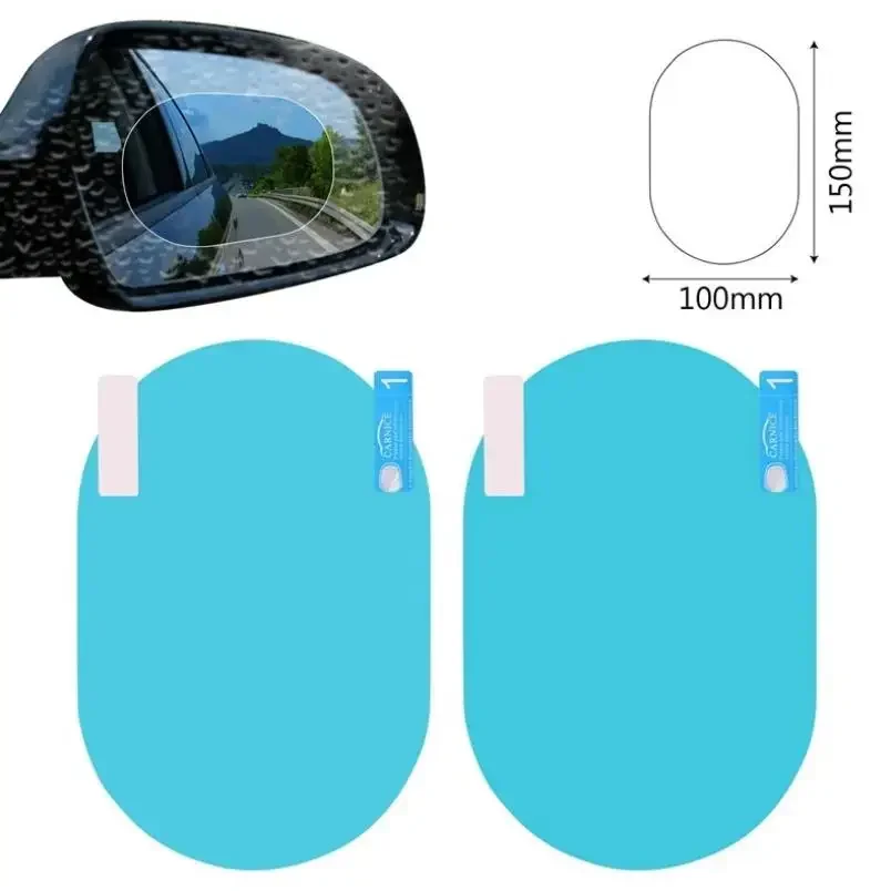 2Pcs Car Rearview Mirror Waterproof and Anti-fog Film for Ford Focus 2 3 4 Kuga Fiesta Ecosport Mondeo Escape Explorer Edge Flex