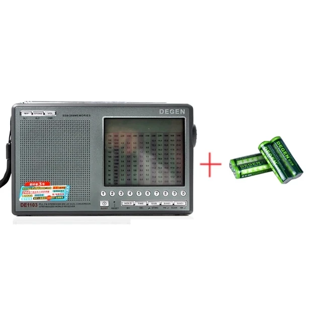 Original Degen DE1103 DSP Radio FM SW MW LW SSB Digital World