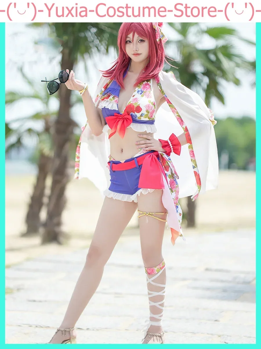 Lovelive Nishi kino Maki Badeanzug Frauen Cosplay Kostüm Cos Spiel Anime Party Uniform Halloween spielen Rolle Kleidung Kleidung