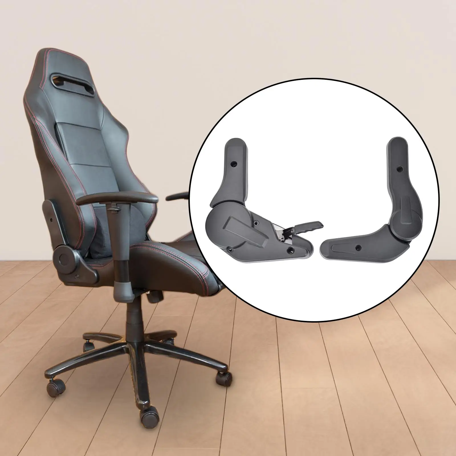 Gamer-Stuhl, 180-Grad-Winkelversteller, Ersatz, Eisenmaterial, einfache Installation von Zubehör für Gaming-Enthusiasten, ergonomisch