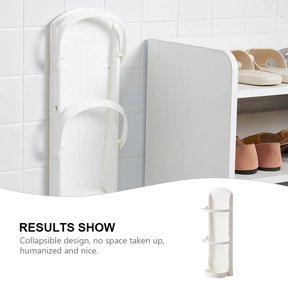 1Pcs Umbrella Stand Wall-Mounted Collapsible Umbrella Storage Rack Home Organizer Adjustable Draining Holder Umbrellas Holder