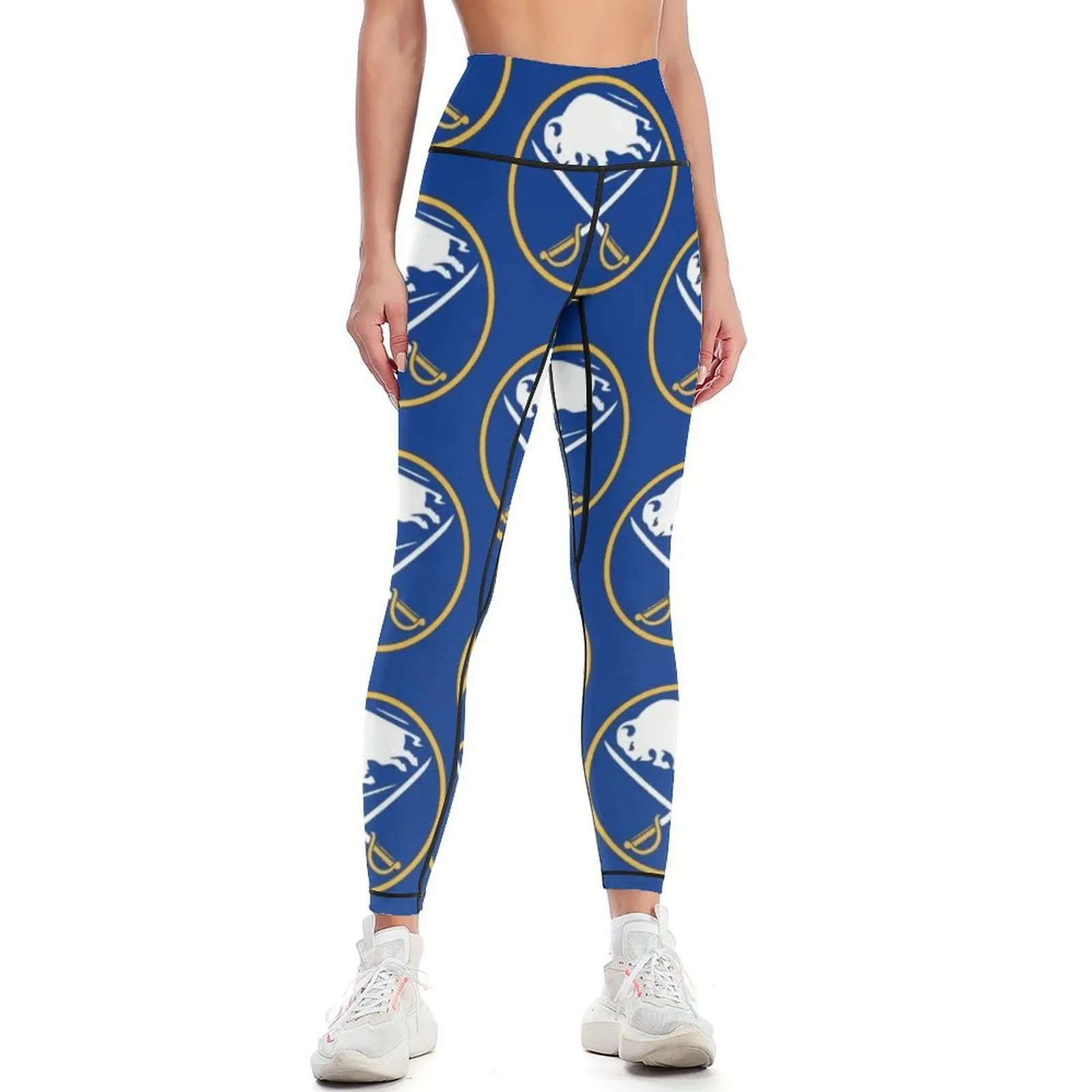 

New-Sabres-Icon Leggings Women sports Sweatpants Womens Leggings