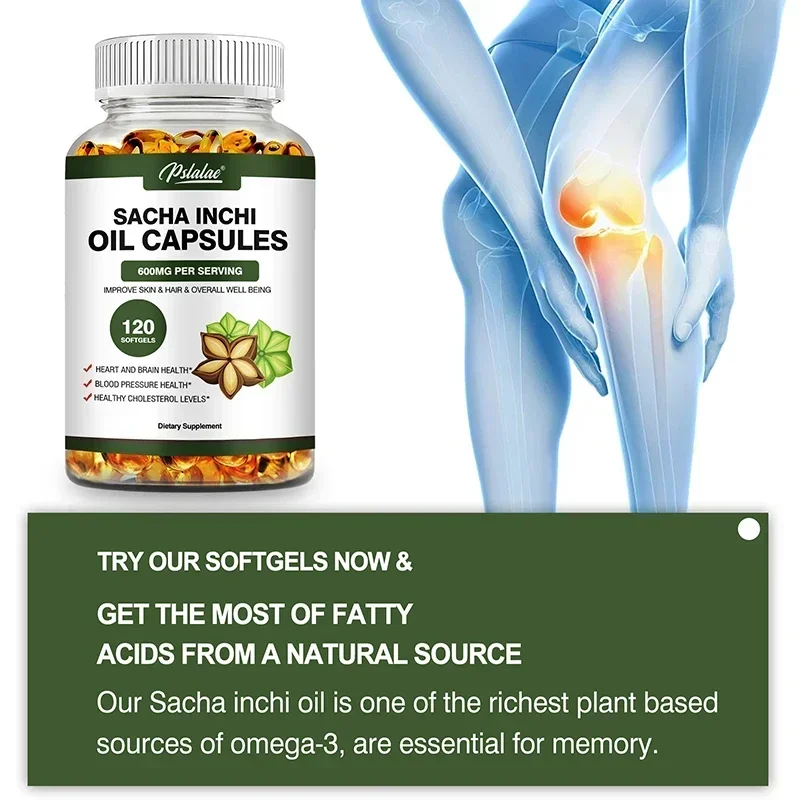 كبسولات زيت إنكا إنشي - توازن مستويات الكوليسترول وتدعم ضغط الدم والقلب والدماغ وضغط الدم، وتعزز مستويات الطاقة والمناعة #3
