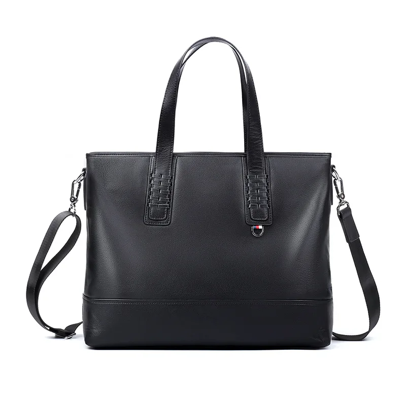 Genuine Messenger Luxury Men Bag Fashion Bag Large Capacity Casual File Computer Briefcase Top Layer Cowhide Men's Handbag