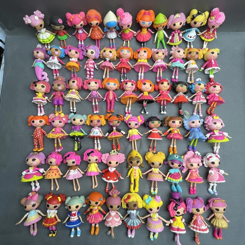 Original Can Choose 8cm Lalaloopsy little Sister multi-style Dolls PVC Holiday Gift Girl Gollection Toy