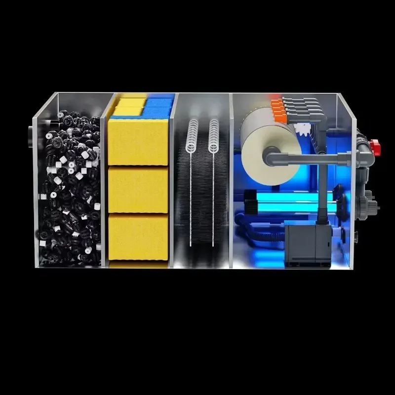 Pond Filter Rotating Drum Micro Filter Water Circulation System Carp Pond Filtration