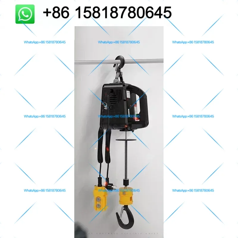 500Kg Cargo Handling Production Workshop Lifting Portable Crane Electric Hoist for Cars Home Improvement