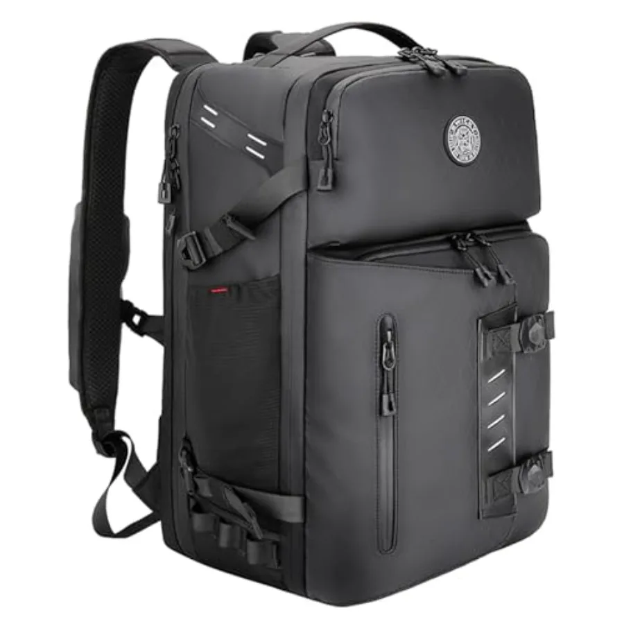 

40L Travel Backpack for Men TSA Friendly Carry-On, 17.3" Laptop Sleeve, Water-Resistant, Quick-Access Phone Pocket, Large Weeke
