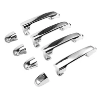 Manija de puerta Exterior cromada, Kit de 4 Uds para Kia Forte Koup CERATO 2010-2013- 82651-1X010 82662-1X010 82651-1M020 82652-1M240