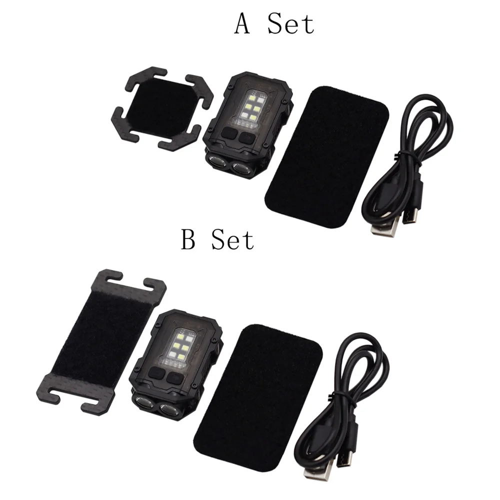 Linterna táctica EDC mini con clip para chaleco MOLLE - imagen 2