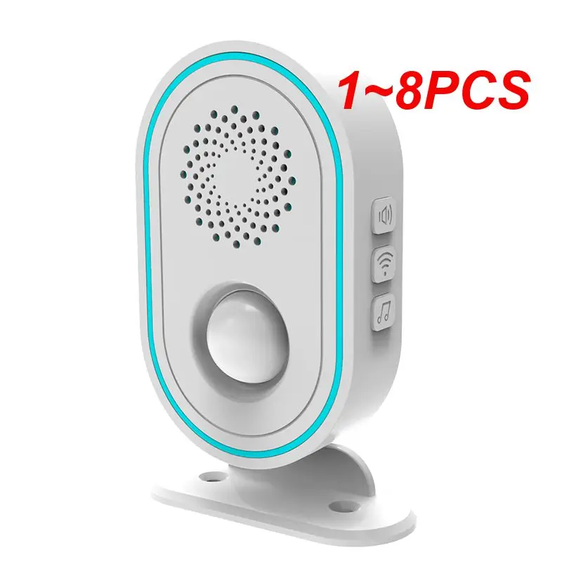 

1~8PCS Pir Mp Alert Infrared Sensor Wireless 2.4ghz 85dba Battery Powered 433mhz Wireless Alarm System Home Security Alarm