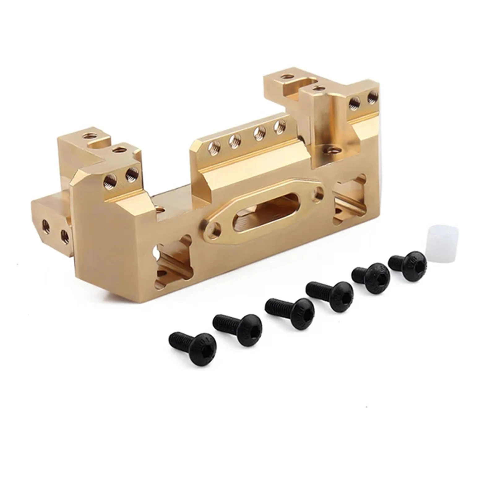 RCGOFOLLOW Brass Increased Strength Steering Servo Support Precision Servo Mount Bracket For 1/10 Rc Steering Servo Support