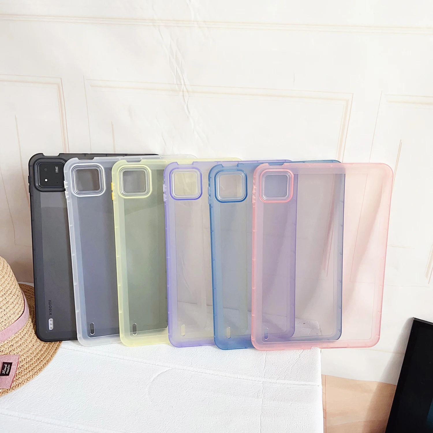 ل Xiaomi MI Pad 7 6 5 6s 7S Pro حافظة Redmi K Pad 2 2025 SE 8.7 11 بوصة حافظة تابلت سميكة واضحة للصدمات غطاء ناعم