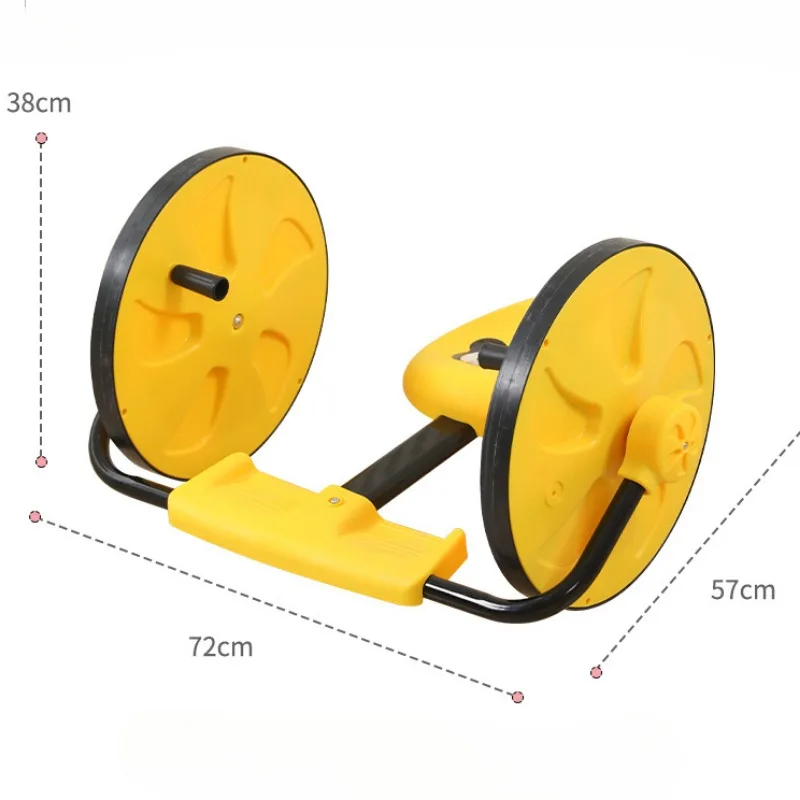 Equipo de entrenamiento sensorial para niños, patinete de 3 ruedas con manivela manual, triciclo giratorio 360, juguete para guardería, escuela, guardería