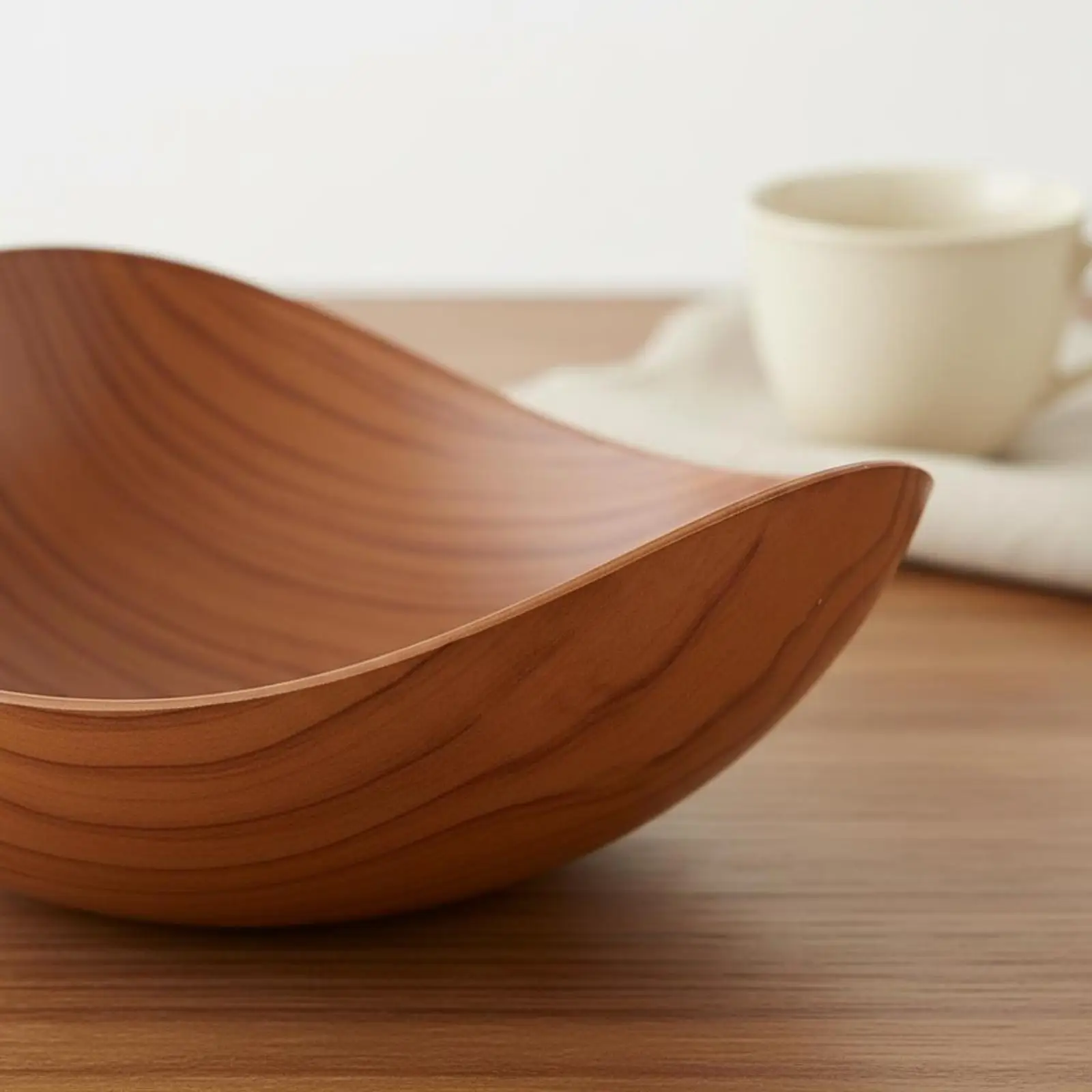 Industrial Tray Plastic Fruit Serving Bowl Tableware Modern Platter for Kitchen Table and Entertaining