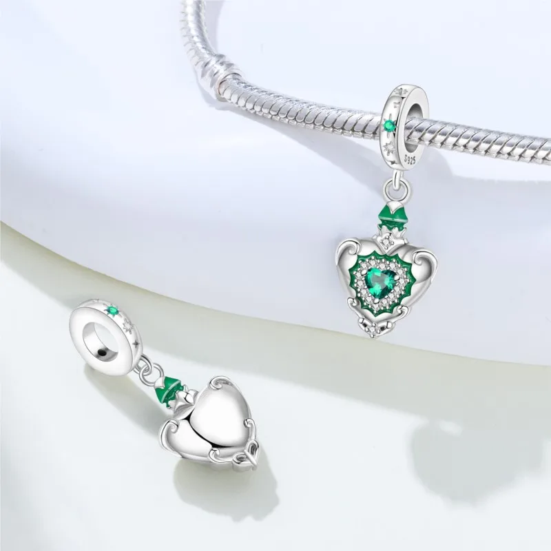 MISEFF 925 فضة زجاجة عطر كلاسيكية قلادة جالبة للحظ الخرز صالح قلادة أساور أصلية مجوهرات هدايا الفتيات