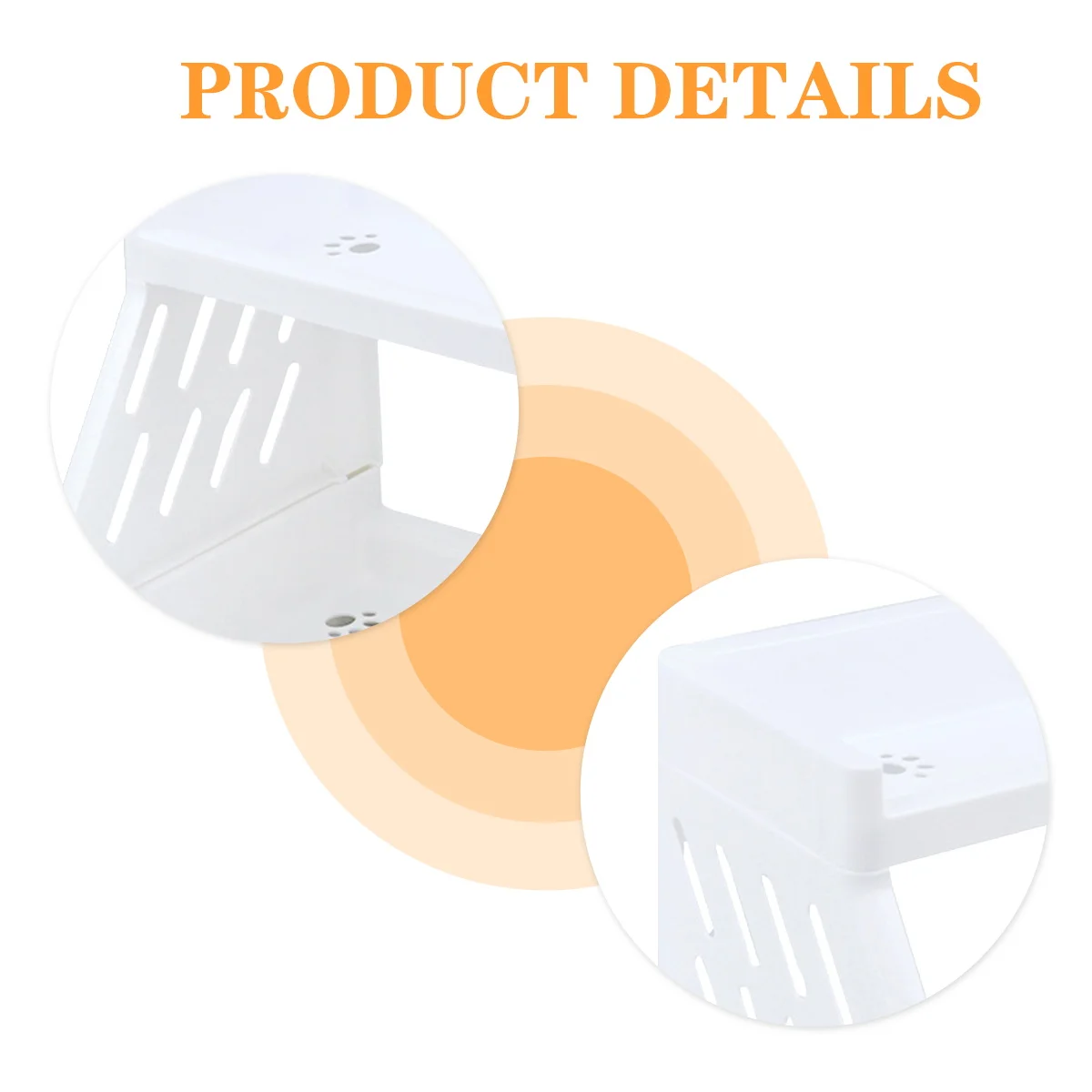 

Double Layer Makeup Organizer Storage Desktop Stand for Cosmetics Sundries Durable Plastic Space Saving Shelf for Home