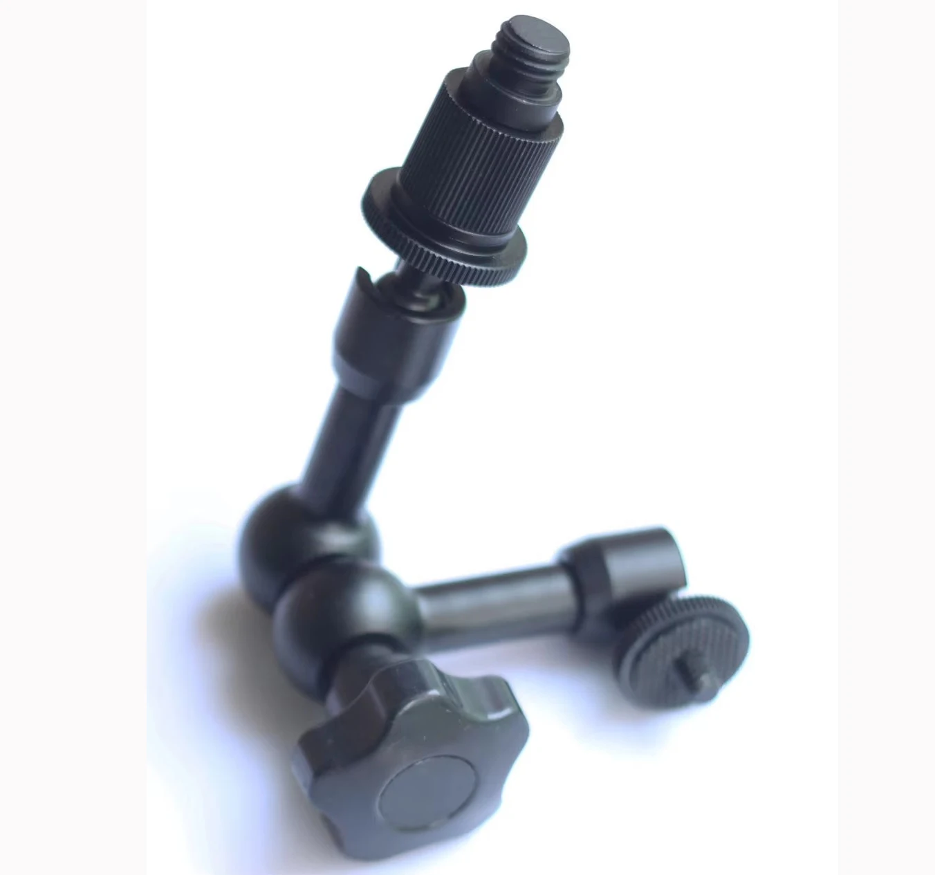 ذراع سحري مفصل 7 بوصة مع وحدة محول ذكر M12 مقاس 1/4 بوصة لجهاز DSLR للسكك الحديدية مقاس 15 مم، محول 1/4-20 إلى m12 لحامل ثلاثي القوائم للكاميرا