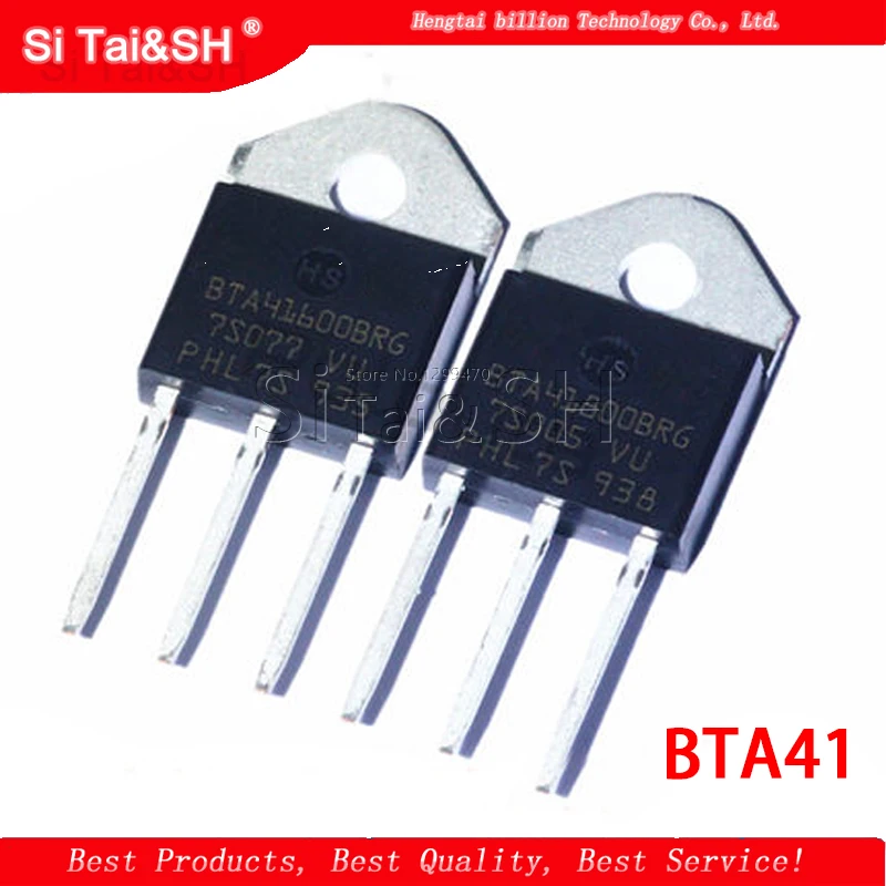 5PCS BTA41-600B TO-3P BTA41-600 TO3P BTA41600B 41-600B new and original IC