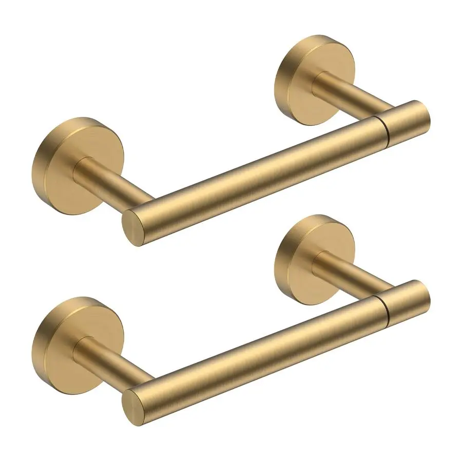 

Toilet Paper Holder Wall Mount, Stainless Steel Rustproof Double Post Pivoting Tissue Roll Holder for Bathroom, Commercial Toile