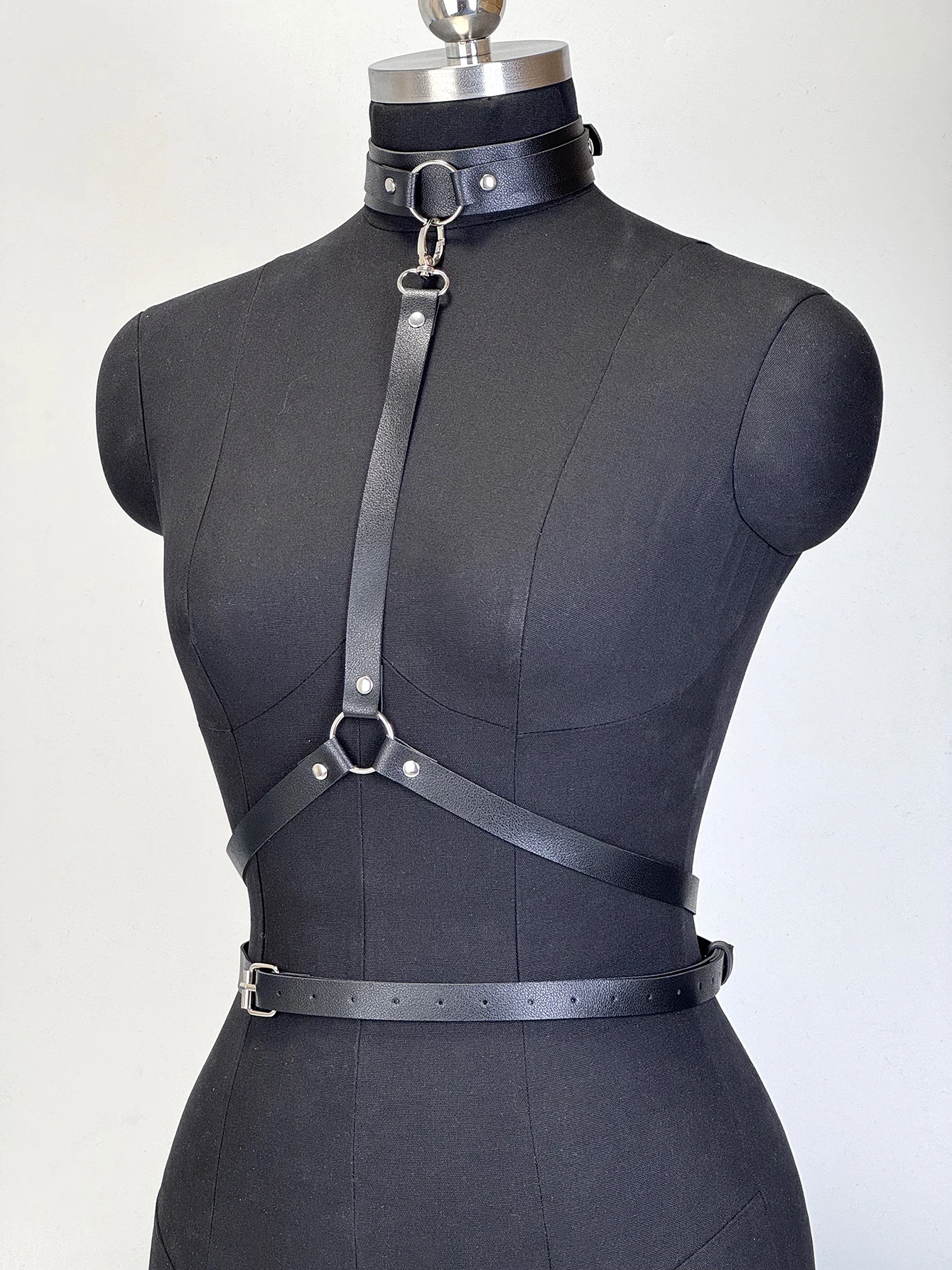 

Женский модный ремень-боди в стиле стритстайл, готический пояс-бандаж, декоративный пояс-корсет, аксессуар для одежды